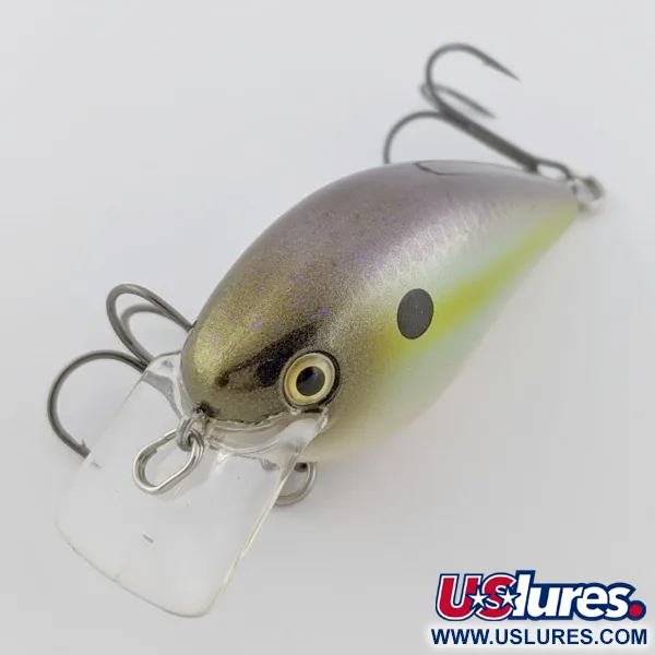 Strike King KVD 1.5, Olive Sexy Shad, 12g, Crankbait Squarebill Silencioso #24145
