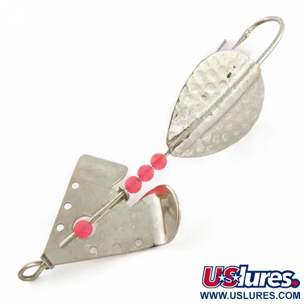 Lindy Skitter-Buzz, 1/4 oz, Rojo/Níquel, Cucharilla Anti-enganche #24146