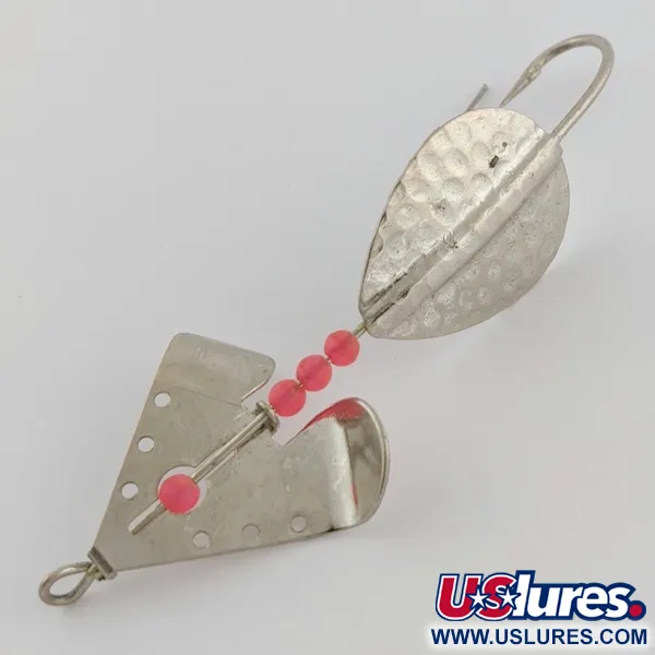 Lindy Skitter-Buzz, 1/4 oz, Rojo/Níquel, Cucharilla Anti-enganche #24146