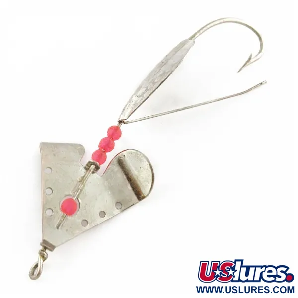 Lindy Skitter-Buzz, 1/4 oz, Rojo/Níquel, Cucharilla Anti-enganche #24146