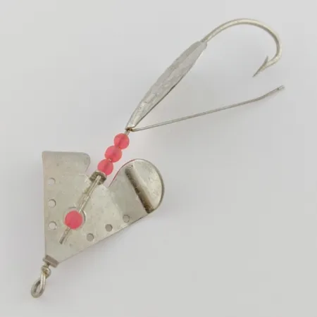 Lindy Skitter-Buzz, 1/4 oz, Rojo/Níquel, Cucharilla Anti-enganche #24146