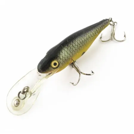 Rebel Double Deep Shad, 5g, Marrón/Amarillo, Crankbait #24155