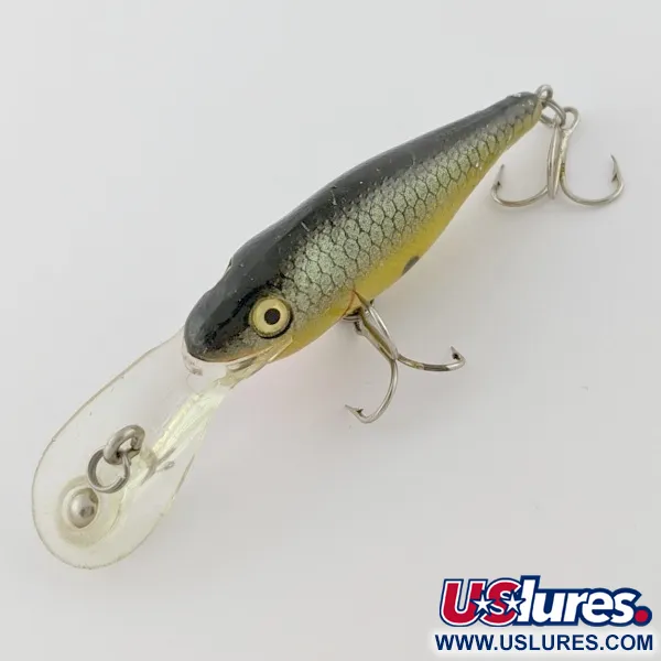 Rebel Double Deep Shad, 5g, Marrón/Amarillo, Crankbait #24155