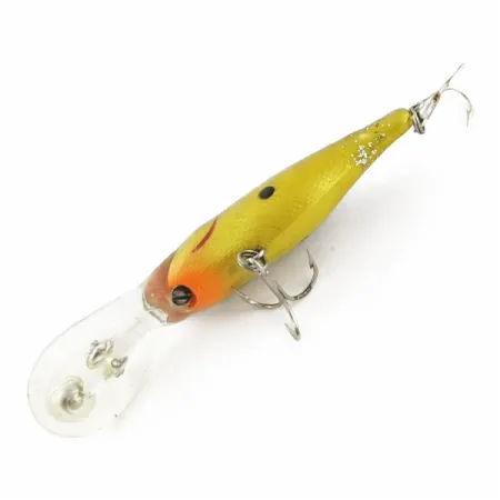 Rebel Double Deep Shad, 5g, Marrón/Amarillo, Crankbait #24155