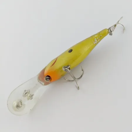 Rebel Double Deep Shad, 5g, Marrón/Amarillo, Crankbait #24155