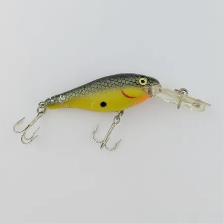 Rebel Double Deep Shad, 5g, Marrón/Amarillo, Crankbait #24155