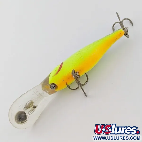 Rebel Double Deep Shad, 5g, Chartreuse, Señuelo de profundidad #24156
