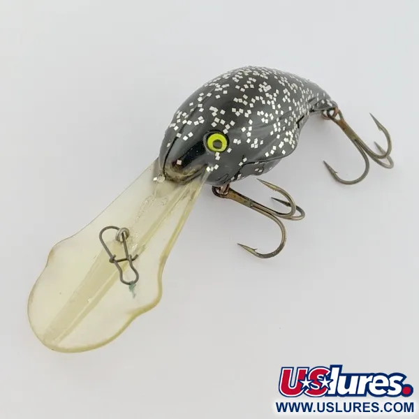 Luhr Jensen Hot Lips Express, 11g, Black Glitter, Crankbait #24157