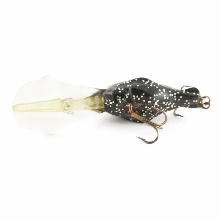 Luhr Jensen Hot Lips Express, 11g, Black Glitter, Crankbait #24157