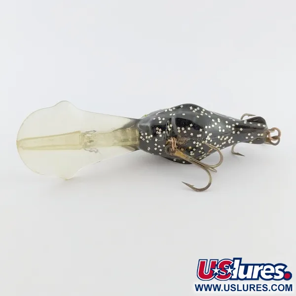 Luhr Jensen Hot Lips Express, 11g, Black Glitter, Crankbait #24157