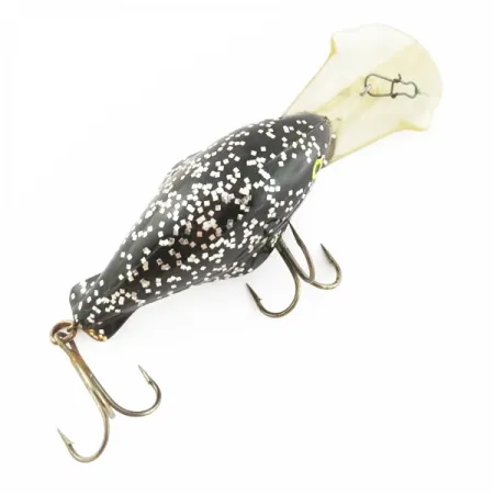 Luhr Jensen Hot Lips Express, 11g, Black Glitter, Crankbait #24157
