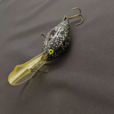 Luhr Jensen Hot Lips Express, 11g, Black Glitter, Crankbait #24157