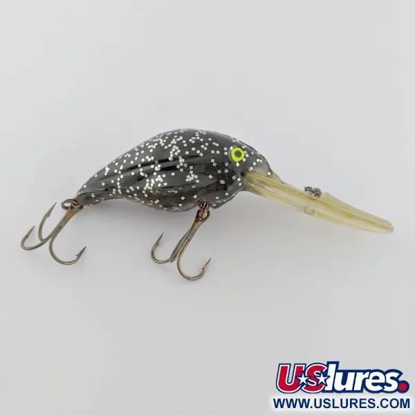 Luhr Jensen Hot Lips Express, 11g, Black Glitter, Crankbait #24157