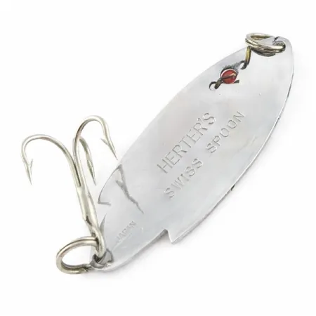 Herter's Swiss Spoon, 1/4 oz, Níquel/Ojos Rojos, Cuchara #24161