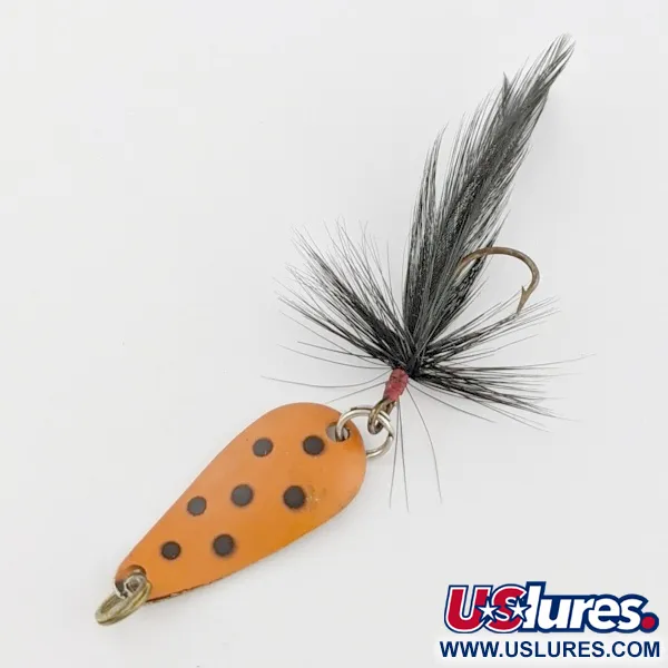 Weller Gypsy King Deluxe, 1.7g, Naranja con Puntos Negros, Cucharilla #24165