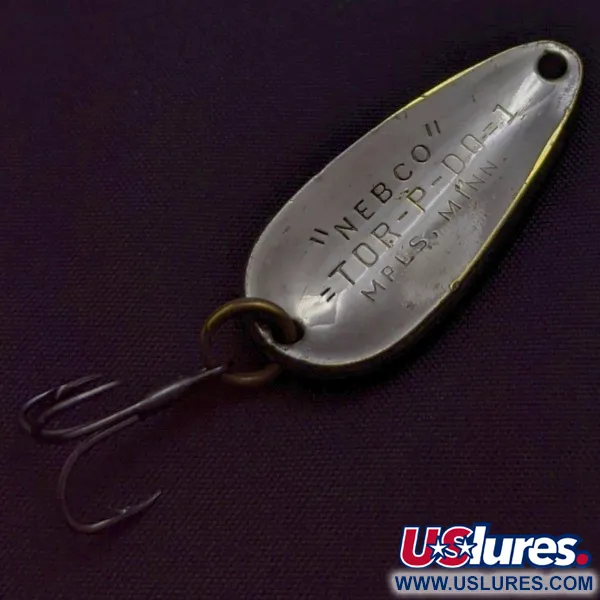 Nebco Tor-P-Do 1, 9g níquel/latón, cucharilla #24173
