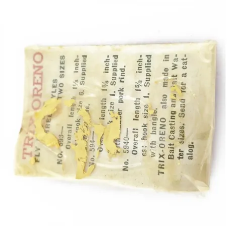 South Bend Trix-Oreno 594, plata/rojo, 2g, Cucharilla de mosca #24176