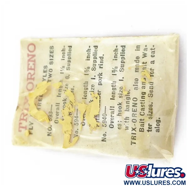 South Bend Trix-Oreno 594, plata/rojo, 2g, Cucharilla de mosca #24176