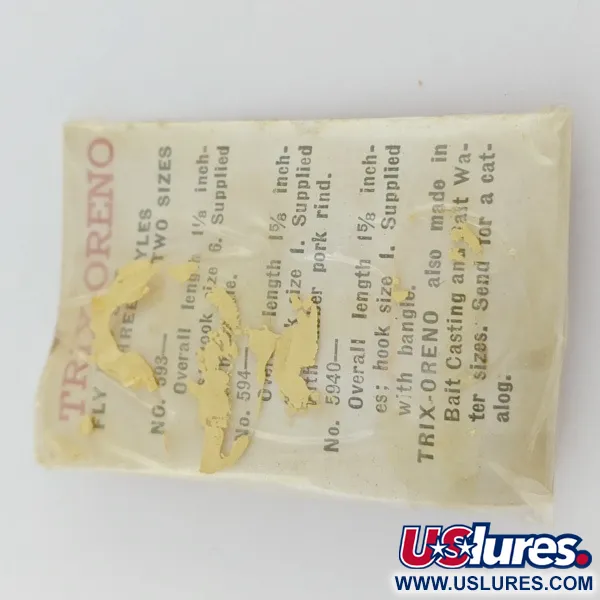 South Bend Trix-Oreno 594, plata/rojo, 2g, Cucharilla de mosca #24176