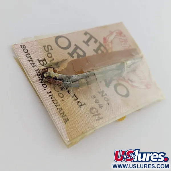 South Bend Trix-Oreno 594, 2g plata/rojo, cucharilla de pesca #24177