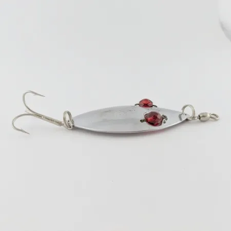 Hofschneider Red Eye Wiggler, 25g, níquel/rojo, Cuchara #24196