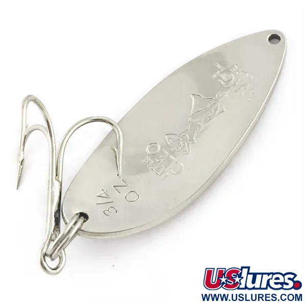 Seneca Little Cleo (Hula Girl), 21g Níquel/Azul, Cuchara Ondulante #24198