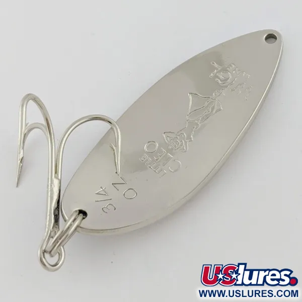 Seneca Little Cleo (Hula Girl), 21g Níquel/Azul, Cuchara Ondulante #24198