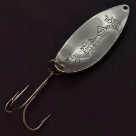 Seneca Little Cleo (Hula Girl), 21g Níquel/Azul, Cuchara Ondulante #24198