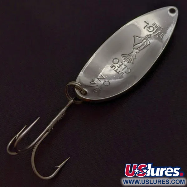 Seneca Little Cleo (Hula Girl), 21g Níquel/Azul, Cuchara Ondulante #24198