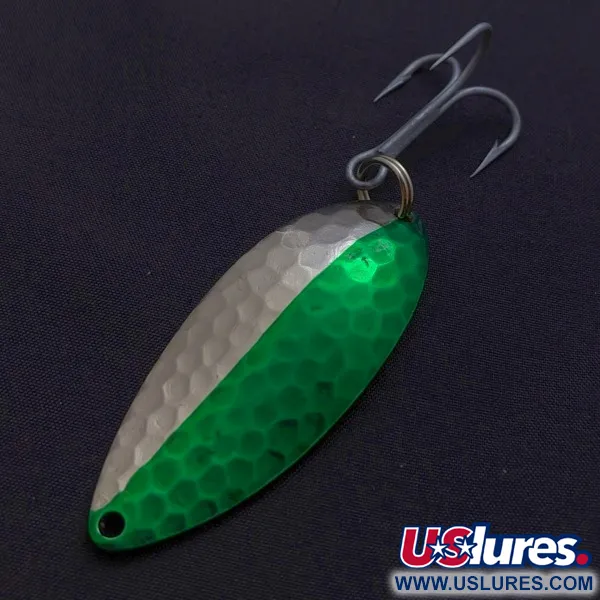 Eppinger Dardevle Devle Dog, 21g Níquel/Verde, Cucharilla #24199