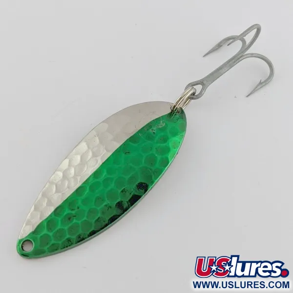 Eppinger Dardevle Devle Dog, 21g Níquel/Verde, Cucharilla #24199