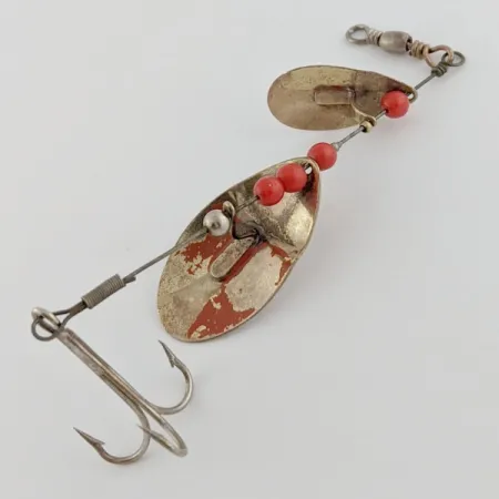 Weller June-Bug, 8g plata y oro, spinner vintage #24206