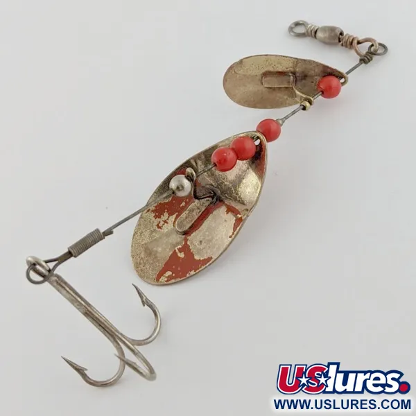 Weller June-Bug, 8g plata y oro, spinner vintage #24206