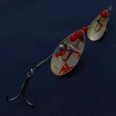 Weller June-Bug, 8g plata y oro, spinner vintage #24206