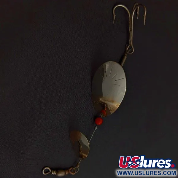 Weller June-Bug, 8g plata y oro, spinner vintage #24206