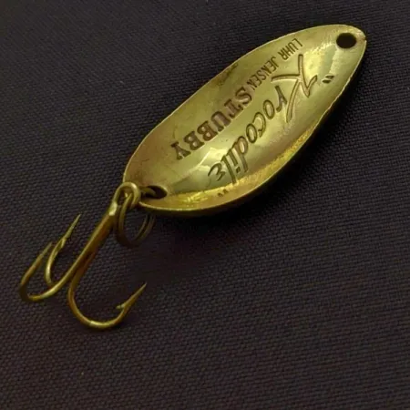 Luhr Jensen Lil' Kroc (Krocodile Stubby), Latón 4,5g, Cucharilla de Pesca #24208