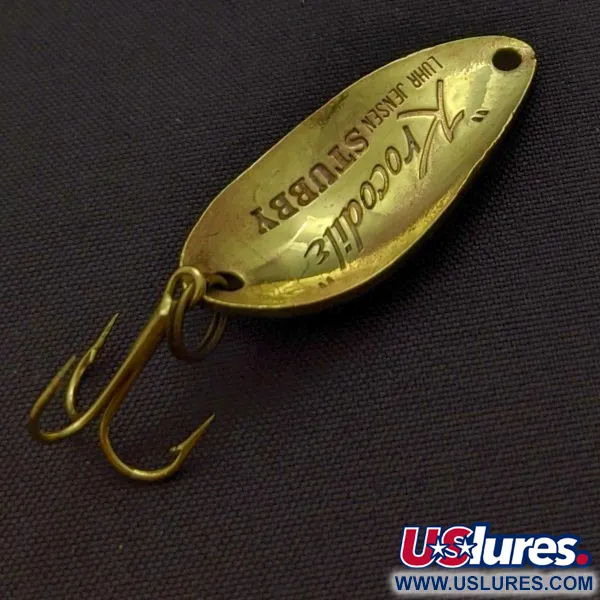 Luhr Jensen Lil' Kroc (Krocodile Stubby), Latón 4,5g, Cucharilla de Pesca #24208