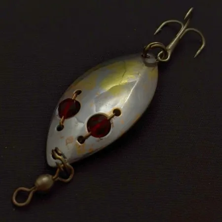 Hofschneider Red Eye Junior, 6,5g, plata/latón, cucharilla #24210