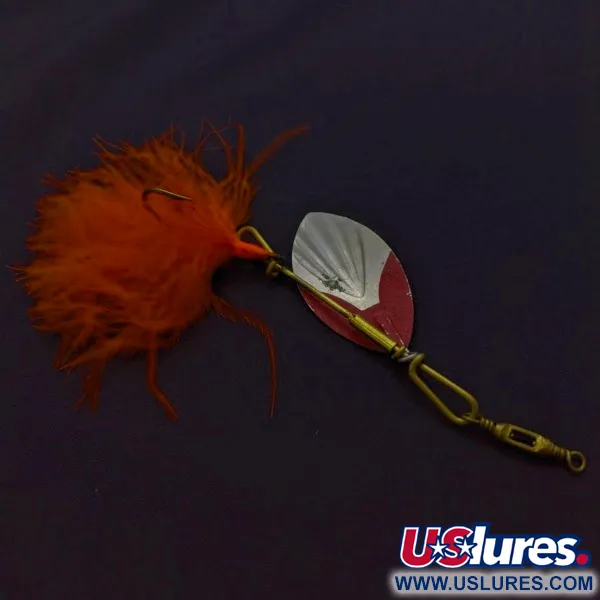 G.M. Skinner 4, 7g níquel/rojo, Cucharilla Giratoria #24225