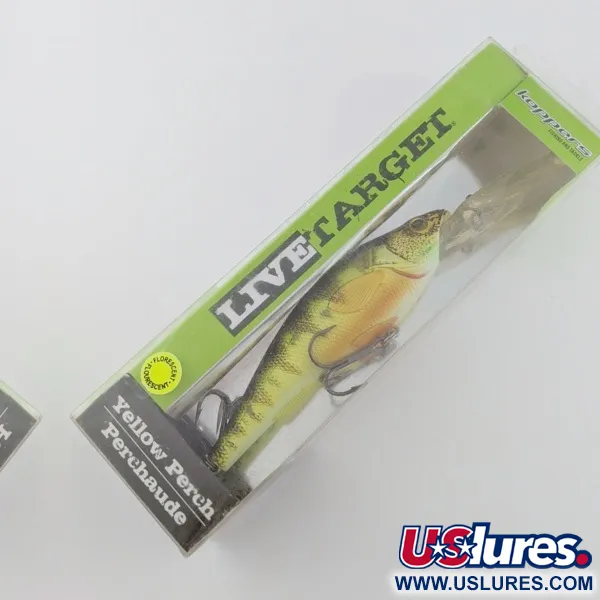 LiveTarget Yellow Perch Deep Diving, 35g, Yellow Perch, Señuelo #24236