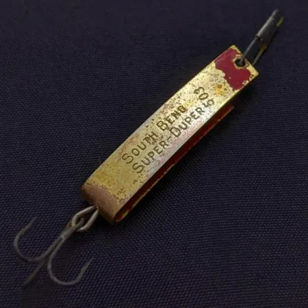 South Bend Super-Duper 503, 4.5g Oro/Rojo, Cucharilla #24239