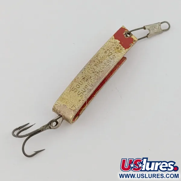 South Bend Super-Duper 503, 4.5g Oro/Rojo, Cucharilla #24239