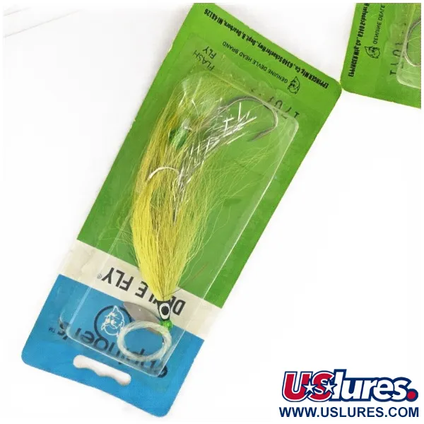 Eppinger Devle Fly, amarillo/púrpura, mosca #24245