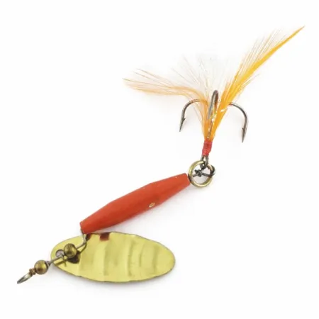 Worth #301, 1/3oz (9g), rojo/negro/oro, cucharilla giratoria #24254