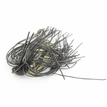 Arkie Lures Arkie Bass Jig, 1/2 oz, Negro/Amarillo, Jig de Pesca #24260