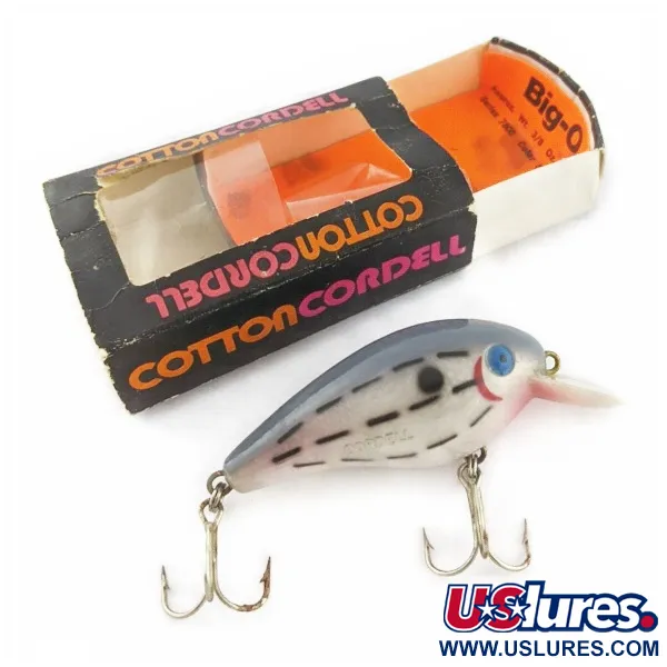 Cotton Cordell Big O, 14g Blue eyes Bar Fish, Señuelo Crankbait #24266