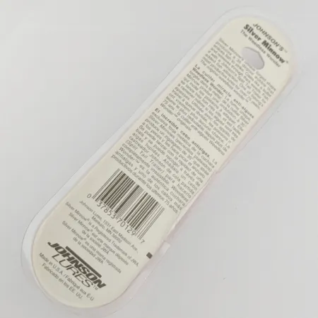 Johnson Silver Minnow, 3/4oz Verde/Naranja/Níquel, Cucharilla Antihierbas #24267