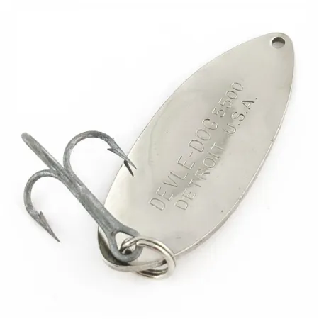 Eppinger Dardevle Devle Dog 5500 Detroit, 21g Níquel, Cuchara de Pesca #24271