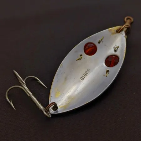 Gibbs Ruby Eye Wiggler, Plateado/Rojo, 25g, Cucharilla #24277