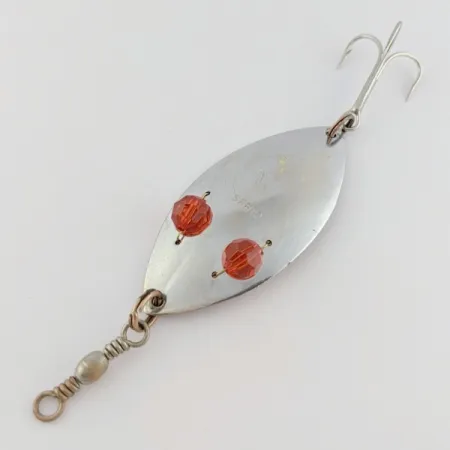 Gibbs Ruby Eye Wiggler, Plateado/Rojo, 25g, Cucharilla #24277